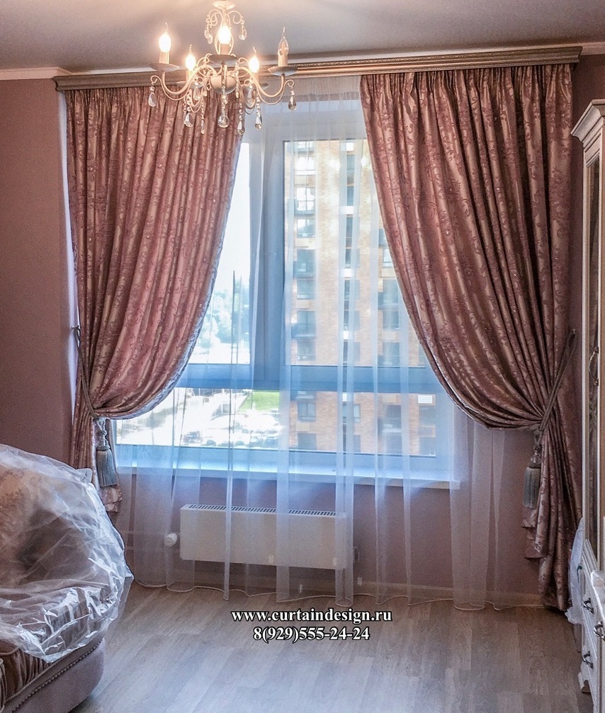 классические шторы на заказ в москве классические шторы