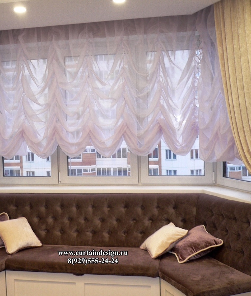 французская штора на заказ в москве французская штора