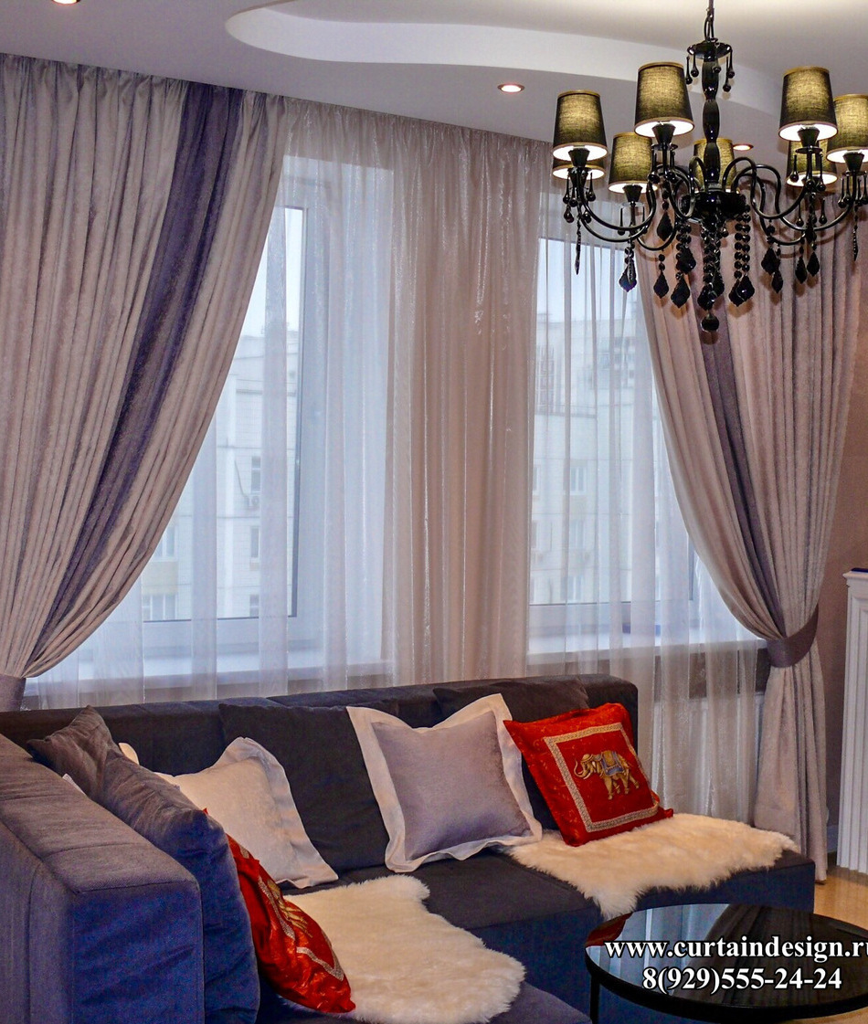 комбинированные шторы для кухни-гостиной комбинированные шторы для кухни-гостиной