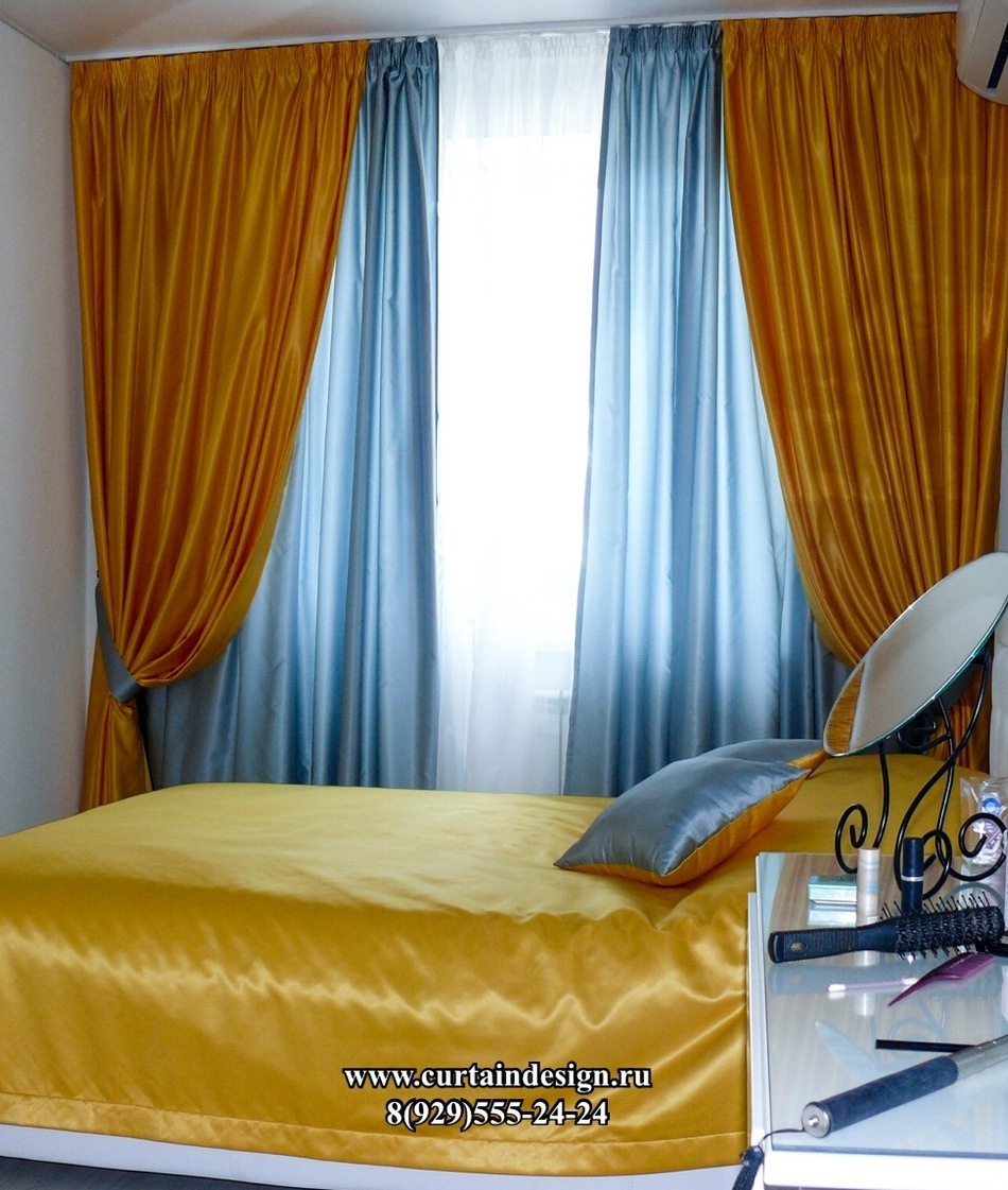 комбинированные шторы и покрывало для девичьей спальни комбинированные шторы и покрывало для девичьей спальни